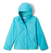 Kurtki i płaszcze dla dziewczynek - Columbia Youth Girls Arcadia 2 Jacket, Waterproof Rain Jacket, Geyser, M - miniaturka - grafika 1