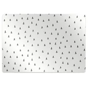 Podnóżki, podpórki, podkładki - Podkładka pod krzesło obrotowe Rysowane krople 120x90 cm - miniaturka - grafika 1