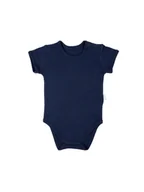 Body dla niemowląt - Niemowlęce body na krótki rękaw granatowe Nicol,r.74 - miniaturka - grafika 1