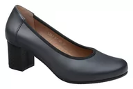 Czółenka - Czółenka na obcasie buty AXEL Comfort 1757 Marine Gold na Haluksy Kosela Medic 9757 - miniaturka - grafika 1