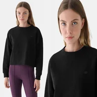 Bluzy damskie - BLUZA DAMSKA S 4F NIEROZPINANA BEZ KAPTURA TSWSF1305 AW24 - miniaturka - grafika 1