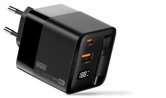 NoName Ładowarka sieciowa Newell GaN 65 W LCD - EU