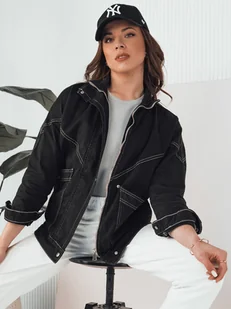 Kurtka damska jeansowa BERENICES czarna Dstreet TY4327-M - Kurtki damskie - miniaturka - grafika 1