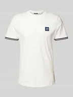Koszulki męskie - T-shirt z naszywką z logo - miniaturka - grafika 1