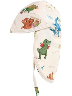 Filibabba Czapka "Lykke Dino Beach" w kolorze białym - Czapeczki dla niemowląt - miniaturka - grafika 1