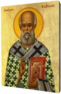 Ikony i obrazy sakralne - Ikona święty Fabian z Rzymu - miniaturka - grafika 1