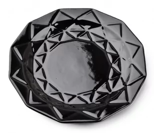 AFFEKDESIGN ADEL BLACK TALERZ OBIADOWY 24 CM CZARNY HTPS2696 - Talerze - miniaturka - grafika 1