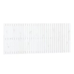 Wezgłowie łóżka, białe, 204x3x90 cm, lite drewno sosnowe Lumarko! - Inne meble do sypialni - miniaturka - grafika 3