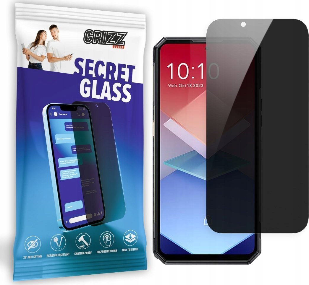 GrizzGlass Szkło prywatyzujące GrizzGlass SecretGlass do Oukitel WP30 Pro