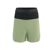 Spodnie sportowe damskie - COMPRESSPORT Spodenki biegowe TRAIL RACING OVERSHORT nile - miniaturka - grafika 1