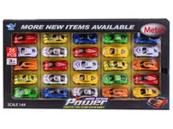 Samochody i pojazdy dla dzieci - RESORAKI ZESTAW SAMOCHODÓW, 25 SZTUK - miniaturka - grafika 1