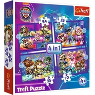 Pozostałe książki - 4 in 1 Puzzle 35, 48, 54, 70 Teile  Paw Patrol Film - miniaturka - grafika 1