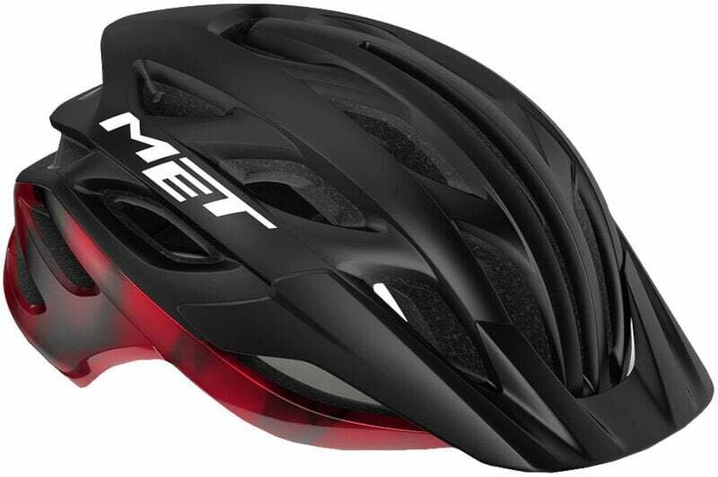 Kask rowerowy MET MIPS VELENO L (czarno-czerwony)