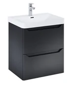 Szafki łazienkowe - Szafka łazienkowa pod umywalkę Elita Helo 60 cm czarny mat RE010600207160 - miniaturka - grafika 1