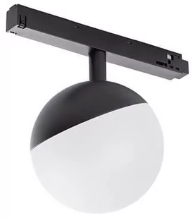Lampa do szyn magnetycznych 10152 kula LED 8W czarna biała - Lampy pozostałe - miniaturka - grafika 1