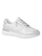 Trampki damskie - HASSIA Skórzane sneakersy "Bordeaux" w kolorze srebrno-biało-błękitnym - miniaturka - grafika 1