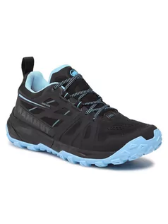 Buty trekkingowe damskie - Mammut Trekkingi Saentis Low 3030-03440-00089-1100 Czarny - grafika 1