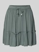 Spódnice - Spódnica mini rozkloszowana z elastycznym pasem model ‘IBIZA’ - miniaturka - grafika 1