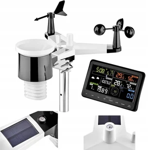 Stacja pogodowa pogody Meteo WiFi 100m do ogródu sadu na balkon Germany - Stacje pogodowe - miniaturka - grafika 1