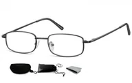 Okulary korekcyjne, oprawki, szkła - Asferyczne Okulary do Czytania moc: +3 Montana Plusy MR58B - miniaturka - grafika 1