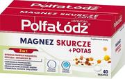 Polfa ŁÓDŹ Magnez skurcze + Potas x 40 tabl Łódź