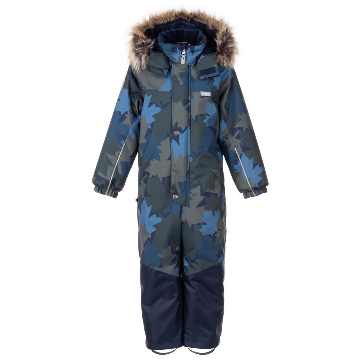 Chłopięcy kombinezon ocieplany DEX khaki Lenne r.122