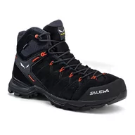 Buty trekkingowe męskie - Salewa Alp Mate WP Mid Shoes Men, czarny/szary UK 8,5 | EU 42,5 2022 Trapery turystyczne 00-0000061384-996-8,5 - miniaturka - grafika 1