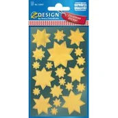 Scrapbooking - AVE2316 Naklejki Z-Design - złote gwiazdy - miniaturka - grafika 1