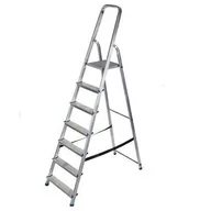 Drabiny - Drabina wolnostojąca AWTOOLS, 7 stopni, 150 kg - miniaturka - grafika 1