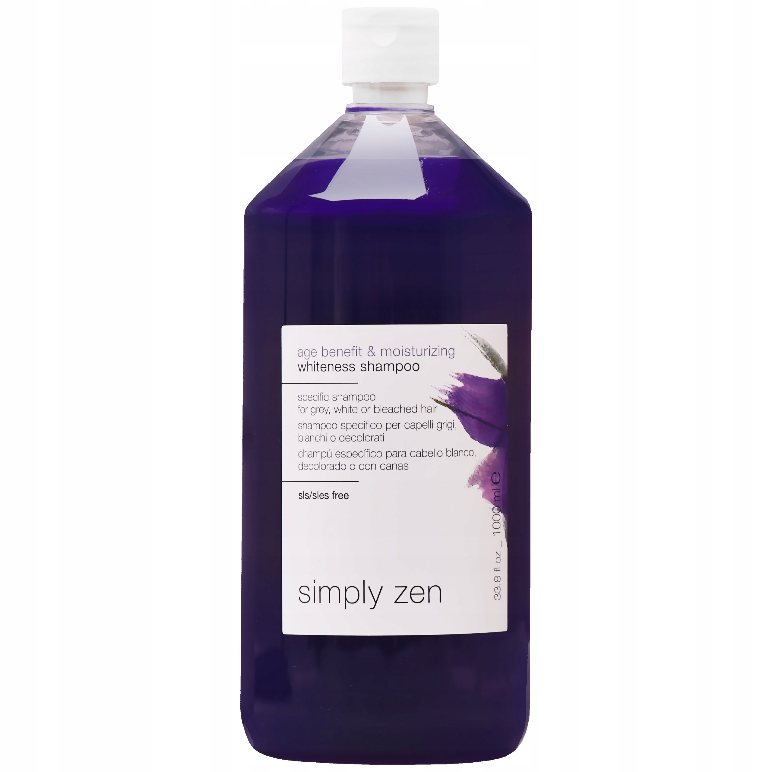 Szampon Simply Zen Age Benefit nawilżający do włosów siwych i blond 1000ml