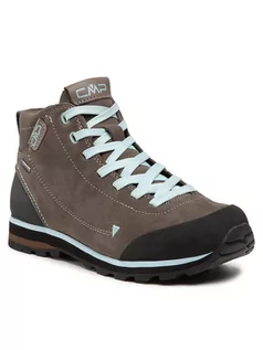 Buty trekkingowe damskie - CMP Trekkingi Elettra Mid Wmn Hiking Shoes Wp 38Q4596 Szary - grafika 1