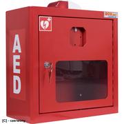 Sprzęt przeciwpożarowy - BM-DEFI-BOX - Szafka na defibrylator z alarmem dźwiękowo-świetlnym - 400x400x200 - miniaturka - grafika 1