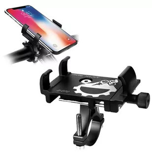 Uchwyt rowerowy Extreme Bike Alu na kierownicę do telefonu na rower motor hulajnogę czarny - Akcesoria rowerowe - miniaturka - grafika 3