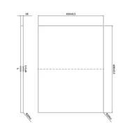 Inne meble do łazienki - Cersanit Larga Blat 60 cm szary S932-037 - odbiór osobisty: Kraków, Świebodzin - miniaturka - grafika 1