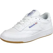 Trampki męskie - Reebok Męskie tenisówki Club C 85, Intense White Royal Gum, 5 UK, Intensywny biały królewski guma - miniaturka - grafika 1