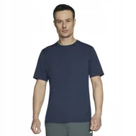 Koszulki męskie - Skechers T-Shirt Męski bawełniany granatowy Godri Charge Tee L - miniaturka - grafika 1
