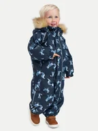 Kombinezony dla dzieci - Reima Kombinezon zimowy Lappi 5100129C Granatowy Regular Fit - miniaturka - grafika 1