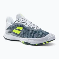 Buty sportowe męskie - Buty do tenisa męskie Babolat 22 Jet Tere Clay white/dark blue - miniaturka - grafika 1