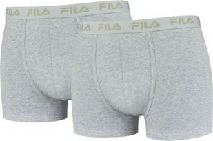 Fila Bokserki Męskie 2-Pack Szare, Xl - Majtki męskie - miniaturka - grafika 1