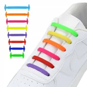 Akcesoria obuwnicze - ELASTYCZNE SZNURÓWKI BEZ WIĄZANIA DO BUTÓW SILIKONOWE SZNUROWADŁA GUMOWE KOLOROWE - miniaturka - grafika 1