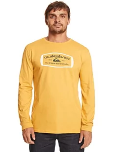 Quiksilver Koszulka męska Basic Yellow XS - Koszulki męskie - miniaturka - grafika 1