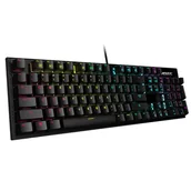 Klawiatury - GIGABYTE AORUS K1 klawiatura Gaming USB QWERTY Angielski Czarny AORUS K1 - miniaturka - grafika 1