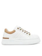 Buty dla dziewczynek - Tommy Hilfiger Sneakersy Low Cut Lace-Up Sneaker T3A9-33751-1355 M Biały - miniaturka - grafika 1