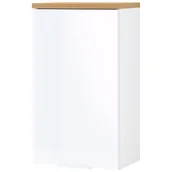 Szafki łazienkowe - Germania Germania Łazienkowa szafka ścienna GW-Pescara biel i dąb Navarra 4005949275003 - miniaturka - grafika 1