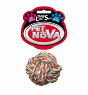 Zabawki dla psów - Pet Nova Superdental piłka sznur. czyści zęby 7,5c - miniaturka - grafika 1