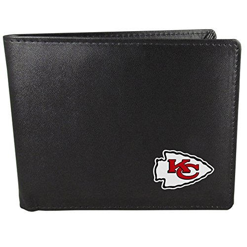 NFL Siskiyou Sports męski Kansas City Chiefs dwukrotny portfel jeden rozmiar czarny