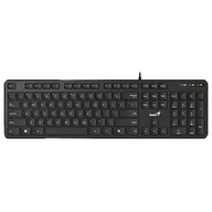 Klawiatury - Genius Slimstar M200 Copilot klawiatura przewodowa (USB) CZ/SK, czarna 31310019409 - miniaturka - grafika 1