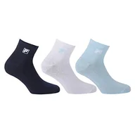 Skarpetki damskie - FILA Fila Unisex F9303 skarpety uniwersalne niebieski niebieski 43-46 F9303 - miniaturka - grafika 1