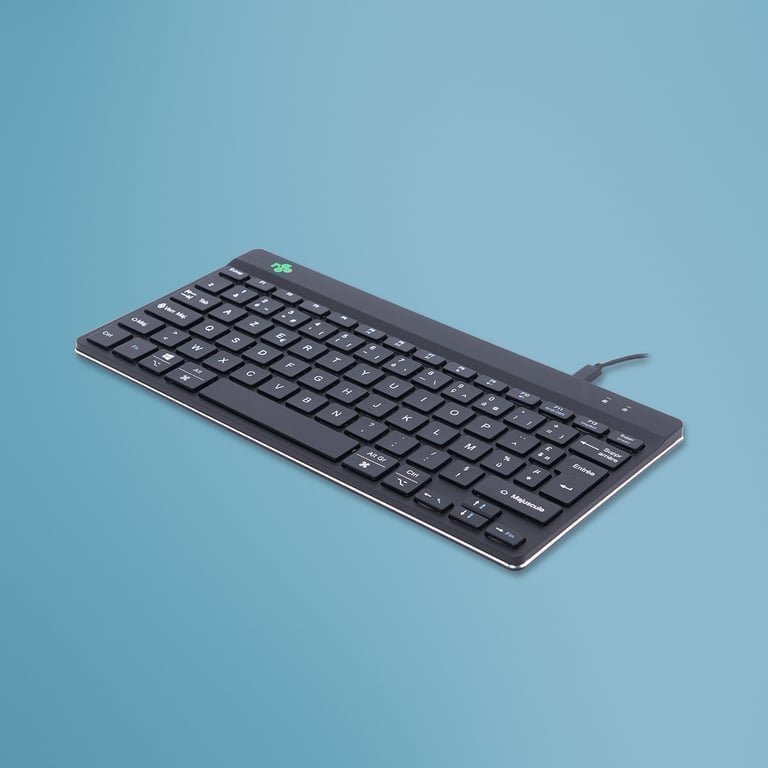 R-GO Tools R-Go Tools Compact Break RGOCOFRWDBL klawiatura USB AZERTY Francuski Czarny