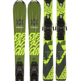 Narty VÖLKL Deacon Junior 120cm green + Marker VMotion 4.5 120cm - Narty - miniaturka - grafika 1